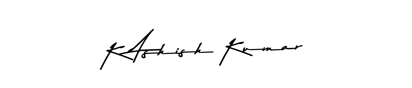 Make a short K Ashish Kumar signature style. Manage your documents anywhere anytime using Asem Kandis PERSONAL USE. Create and add eSignatures, submit forms, share and send files easily. K Ashish Kumar signature style 9 images and pictures png