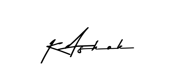 Best and Professional Signature Style for K Ashok. Asem Kandis PERSONAL USE Best Signature Style Collection. K Ashok signature style 9 images and pictures png