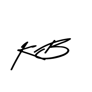 Design your own signature with our free online signature maker. With this signature software, you can create a handwritten (Asem Kandis PERSONAL USE) signature for name K B. K B signature style 9 images and pictures png