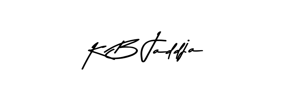 How to make K B Jaddja signature? Asem Kandis PERSONAL USE is a professional autograph style. Create handwritten signature for K B Jaddja name. K B Jaddja signature style 9 images and pictures png