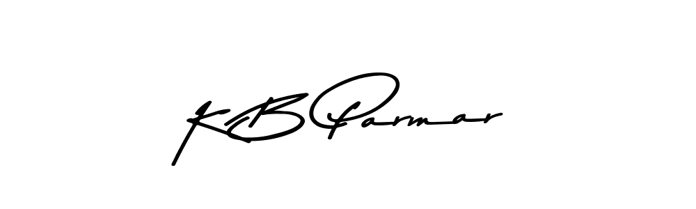 You should practise on your own different ways (Asem Kandis PERSONAL USE) to write your name (K B Parmar) in signature. don't let someone else do it for you. K B Parmar signature style 9 images and pictures png