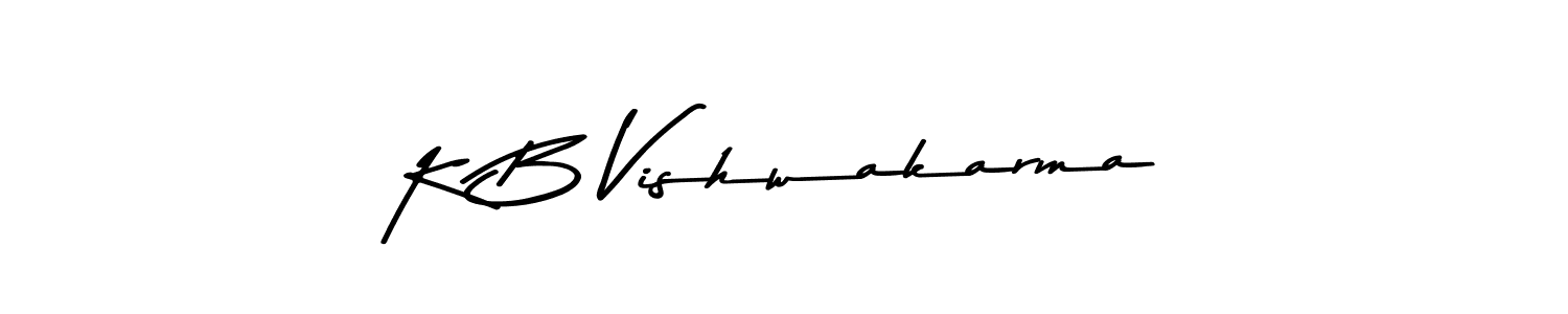 Also we have K B Vishwakarma name is the best signature style. Create professional handwritten signature collection using Asem Kandis PERSONAL USE autograph style. K B Vishwakarma signature style 9 images and pictures png