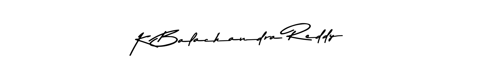 Use a signature maker to create a handwritten signature online. With this signature software, you can design (Asem Kandis PERSONAL USE) your own signature for name K Balachandra Reddy. K Balachandra Reddy signature style 9 images and pictures png