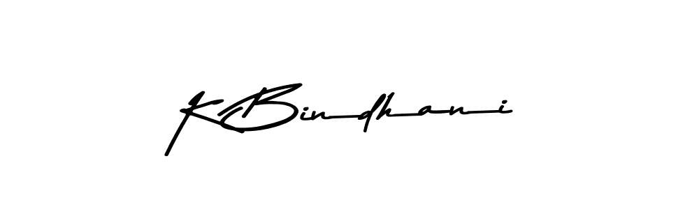 K Bindhani stylish signature style. Best Handwritten Sign (Asem Kandis PERSONAL USE) for my name. Handwritten Signature Collection Ideas for my name K Bindhani. K Bindhani signature style 9 images and pictures png