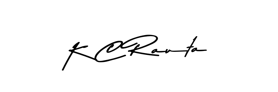 Make a beautiful signature design for name K C Rauta. Use this online signature maker to create a handwritten signature for free. K C Rauta signature style 9 images and pictures png