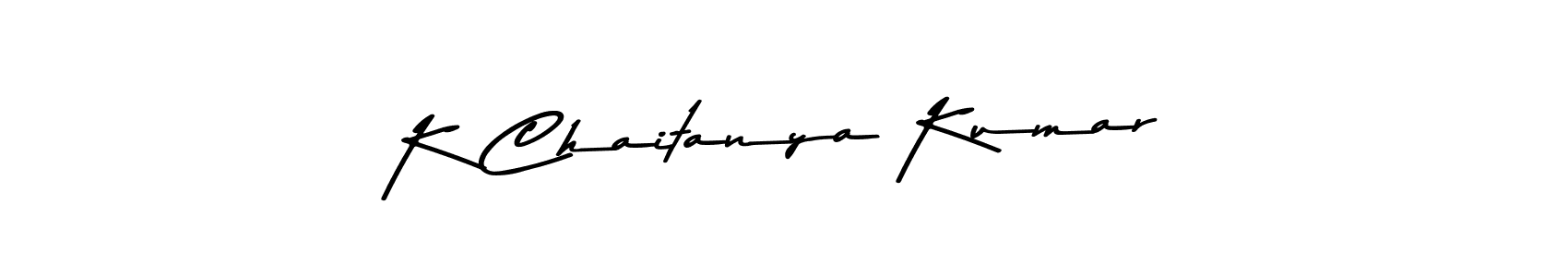 You can use this online signature creator to create a handwritten signature for the name K Chaitanya Kumar. This is the best online autograph maker. K Chaitanya Kumar signature style 9 images and pictures png