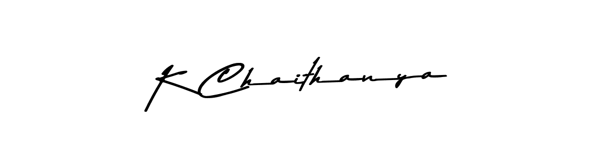 K Chaithanya stylish signature style. Best Handwritten Sign (Asem Kandis PERSONAL USE) for my name. Handwritten Signature Collection Ideas for my name K Chaithanya. K Chaithanya signature style 9 images and pictures png