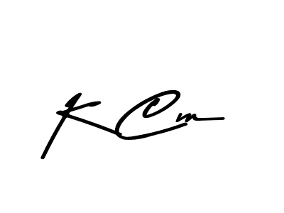 The best way (Asem Kandis PERSONAL USE) to make a short signature is to pick only two or three words in your name. The name K Cm include a total of six letters. For converting this name. K Cm signature style 9 images and pictures png