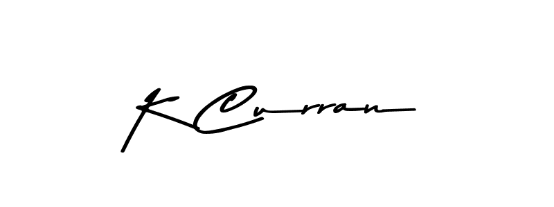The best way (Asem Kandis PERSONAL USE) to make a short signature is to pick only two or three words in your name. The name K Curran include a total of six letters. For converting this name. K Curran signature style 9 images and pictures png