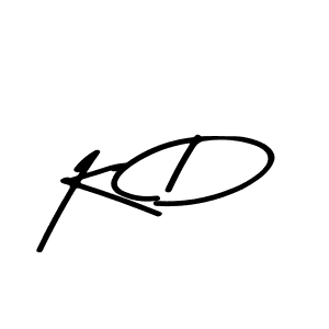 Create a beautiful signature design for name K D. With this signature (Asem Kandis PERSONAL USE) fonts, you can make a handwritten signature for free. K D signature style 9 images and pictures png