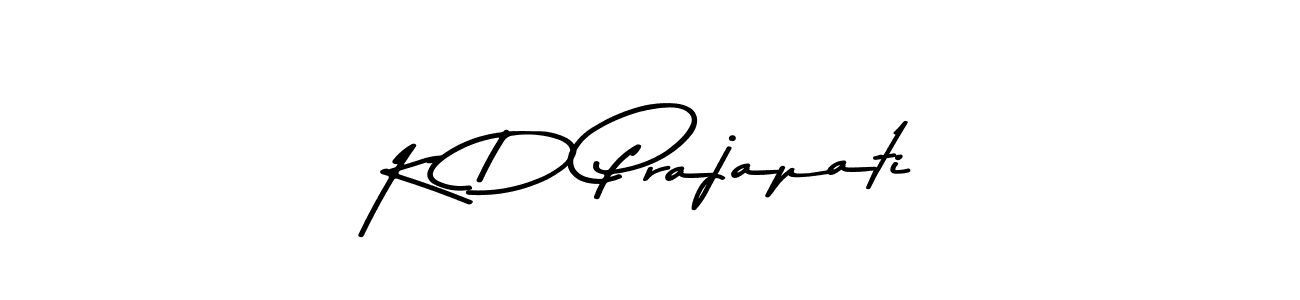 Similarly Asem Kandis PERSONAL USE is the best handwritten signature design. Signature creator online .You can use it as an online autograph creator for name K D Prajapati. K D Prajapati signature style 9 images and pictures png
