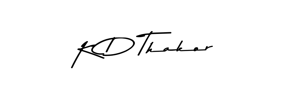 This is the best signature style for the K D Thakor name. Also you like these signature font (Asem Kandis PERSONAL USE). Mix name signature. K D Thakor signature style 9 images and pictures png