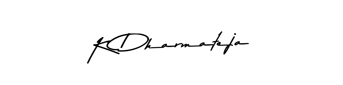 You can use this online signature creator to create a handwritten signature for the name K Dharmateja. This is the best online autograph maker. K Dharmateja signature style 9 images and pictures png