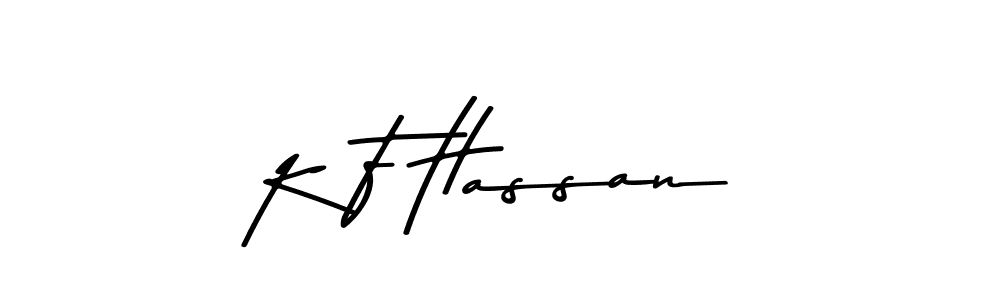 How to Draw K F Hassan signature style? Asem Kandis PERSONAL USE is a latest design signature styles for name K F Hassan. K F Hassan signature style 9 images and pictures png