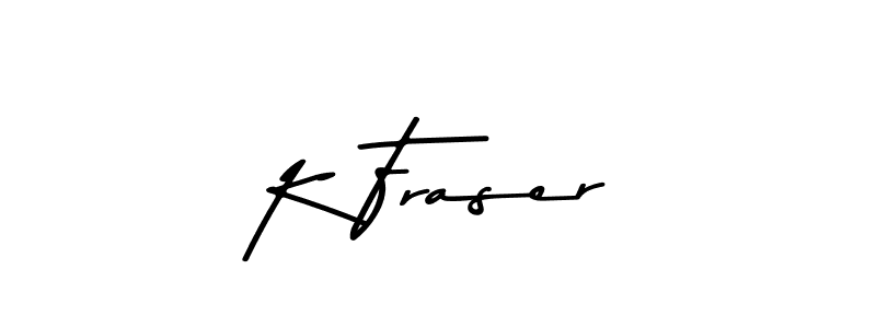 Design your own signature with our free online signature maker. With this signature software, you can create a handwritten (Asem Kandis PERSONAL USE) signature for name K Fraser. K Fraser signature style 9 images and pictures png