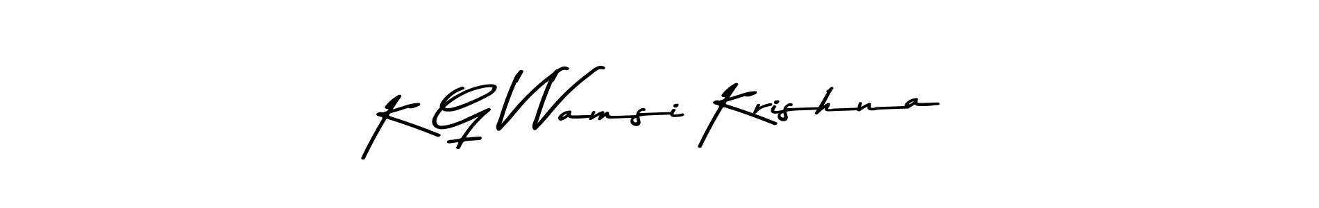Similarly Asem Kandis PERSONAL USE is the best handwritten signature design. Signature creator online .You can use it as an online autograph creator for name K G V Vamsi Krishna. K G V Vamsi Krishna signature style 9 images and pictures png