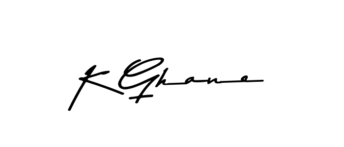 How to make K Ghane signature? Asem Kandis PERSONAL USE is a professional autograph style. Create handwritten signature for K Ghane name. K Ghane signature style 9 images and pictures png