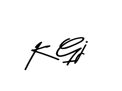 How to make K Gj signature? Asem Kandis PERSONAL USE is a professional autograph style. Create handwritten signature for K Gj name. K Gj signature style 9 images and pictures png