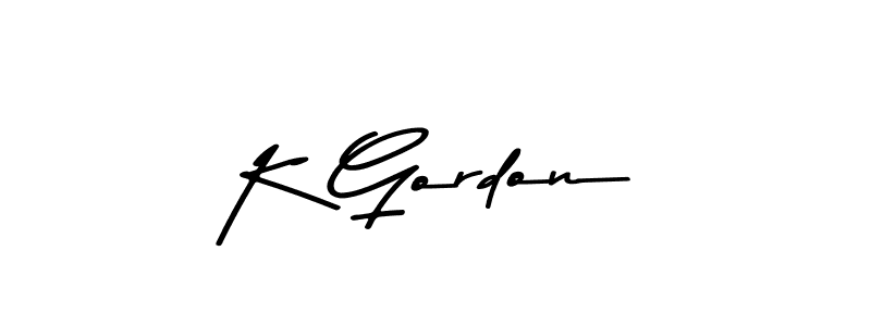 Here are the top 10 professional signature styles for the name K Gordon. These are the best autograph styles you can use for your name. K Gordon signature style 9 images and pictures png