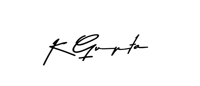 How to make K Gupta signature? Asem Kandis PERSONAL USE is a professional autograph style. Create handwritten signature for K Gupta name. K Gupta signature style 9 images and pictures png