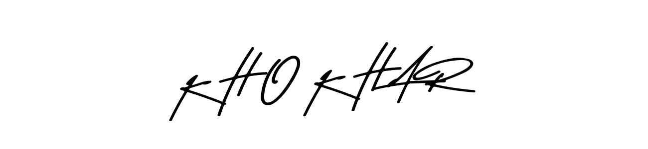 Best and Professional Signature Style for K H O K H A R. Asem Kandis PERSONAL USE Best Signature Style Collection. K H O K H A R signature style 9 images and pictures png