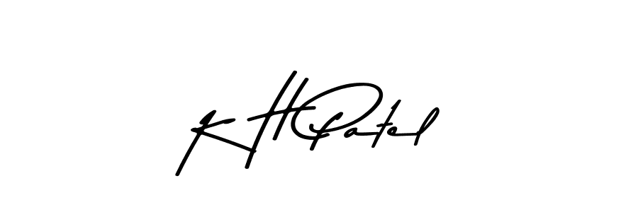 Best and Professional Signature Style for K H Patel. Asem Kandis PERSONAL USE Best Signature Style Collection. K H Patel signature style 9 images and pictures png