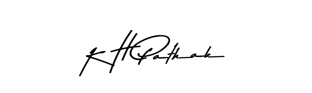 Also You can easily find your signature by using the search form. We will create K H Pathak name handwritten signature images for you free of cost using Asem Kandis PERSONAL USE sign style. K H Pathak signature style 9 images and pictures png