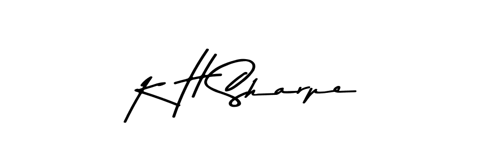 Best and Professional Signature Style for K H Sharpe. Asem Kandis PERSONAL USE Best Signature Style Collection. K H Sharpe signature style 9 images and pictures png