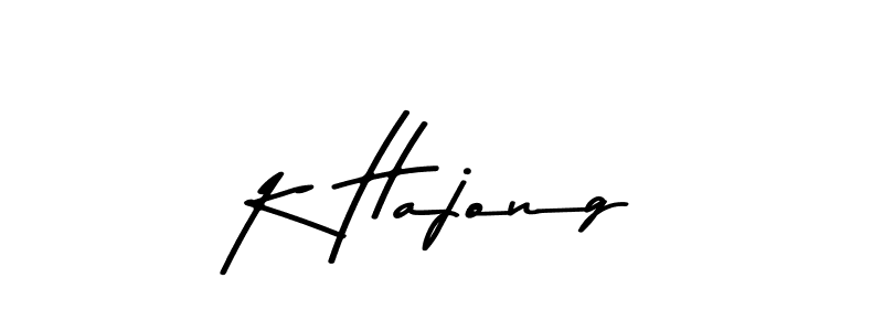 This is the best signature style for the K Hajong name. Also you like these signature font (Asem Kandis PERSONAL USE). Mix name signature. K Hajong signature style 9 images and pictures png