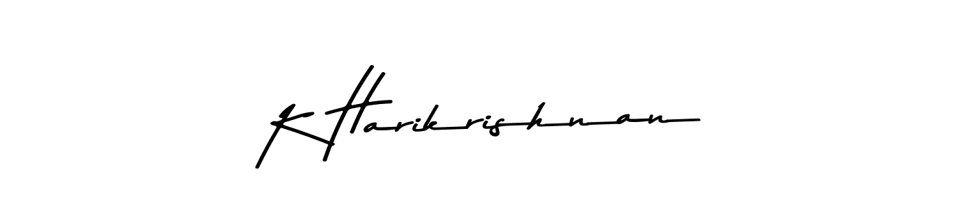 Similarly Asem Kandis PERSONAL USE is the best handwritten signature design. Signature creator online .You can use it as an online autograph creator for name K Harikrishnan. K Harikrishnan signature style 9 images and pictures png