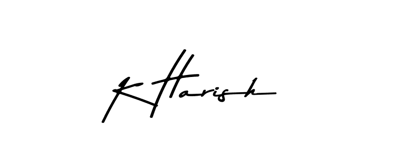 How to make K Harish signature? Asem Kandis PERSONAL USE is a professional autograph style. Create handwritten signature for K Harish name. K Harish signature style 9 images and pictures png