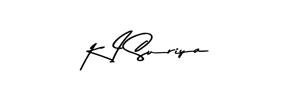 Asem Kandis PERSONAL USE is a professional signature style that is perfect for those who want to add a touch of class to their signature. It is also a great choice for those who want to make their signature more unique. Get K I Suriya name to fancy signature for free. K I Suriya signature style 9 images and pictures png
