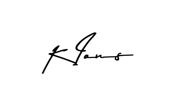 You should practise on your own different ways (Asem Kandis PERSONAL USE) to write your name (K Ions) in signature. don't let someone else do it for you. K Ions signature style 9 images and pictures png