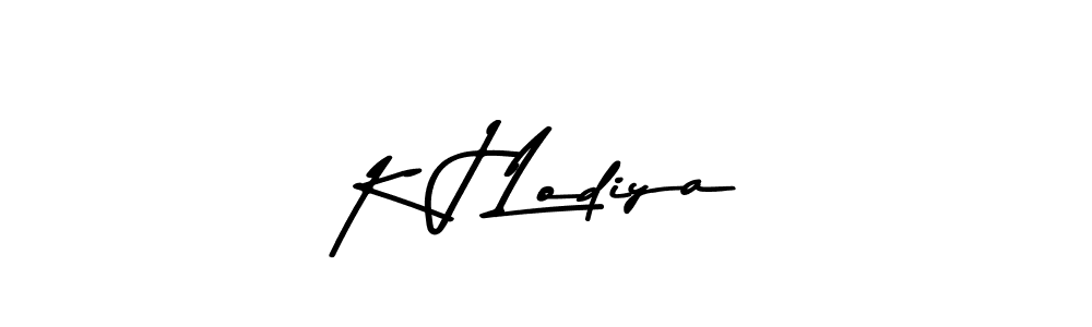 Here are the top 10 professional signature styles for the name K J Lodiya. These are the best autograph styles you can use for your name. K J Lodiya signature style 9 images and pictures png