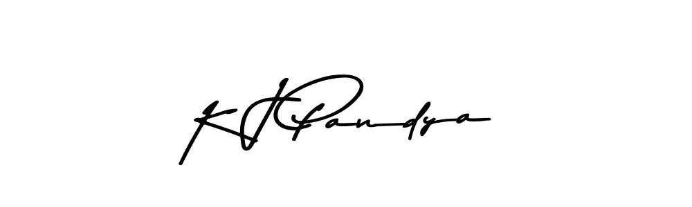 How to Draw K J Pandya signature style? Asem Kandis PERSONAL USE is a latest design signature styles for name K J Pandya. K J Pandya signature style 9 images and pictures png