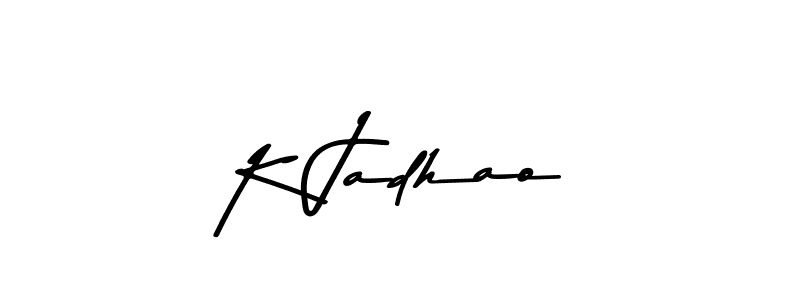 How to make K Jadhao signature? Asem Kandis PERSONAL USE is a professional autograph style. Create handwritten signature for K Jadhao name. K Jadhao signature style 9 images and pictures png
