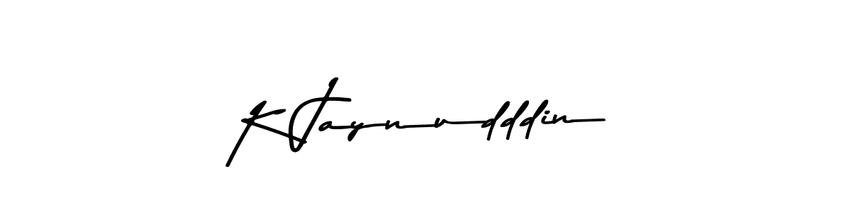 Design your own signature with our free online signature maker. With this signature software, you can create a handwritten (Asem Kandis PERSONAL USE) signature for name K Jaynudddin. K Jaynudddin signature style 9 images and pictures png