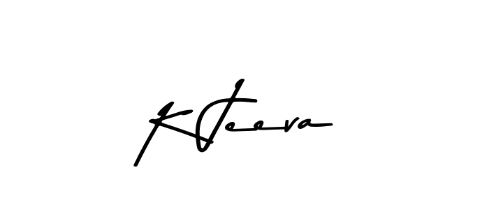You should practise on your own different ways (Asem Kandis PERSONAL USE) to write your name (K Jeeva) in signature. don't let someone else do it for you. K Jeeva signature style 9 images and pictures png