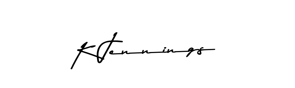 Design your own signature with our free online signature maker. With this signature software, you can create a handwritten (Asem Kandis PERSONAL USE) signature for name K Jennings. K Jennings signature style 9 images and pictures png