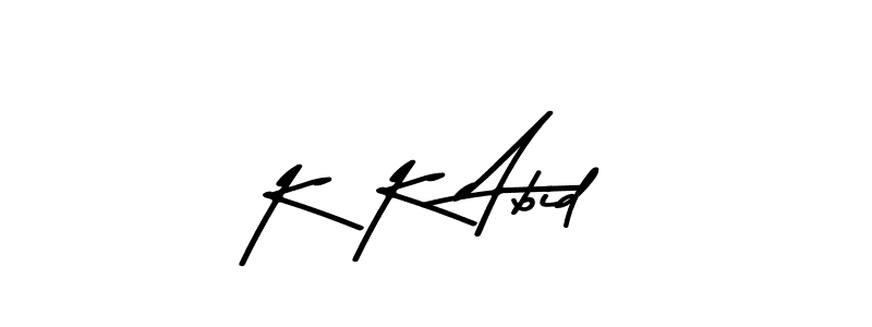 This is the best signature style for the K K Abid name. Also you like these signature font (Asem Kandis PERSONAL USE). Mix name signature. K K Abid signature style 9 images and pictures png