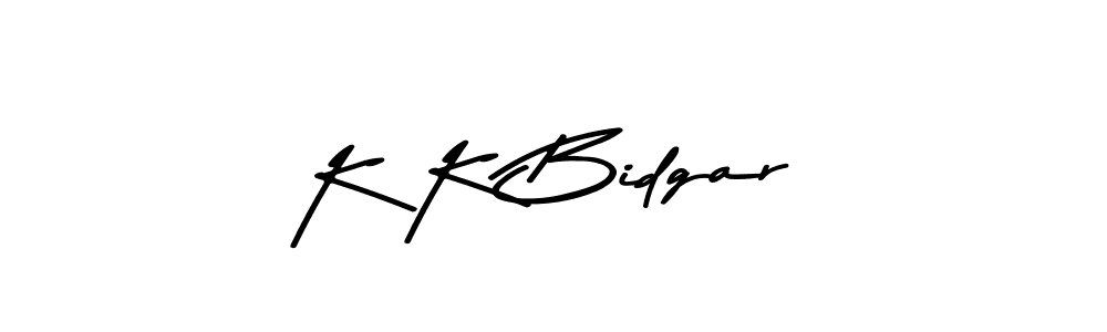 Asem Kandis PERSONAL USE is a professional signature style that is perfect for those who want to add a touch of class to their signature. It is also a great choice for those who want to make their signature more unique. Get K K Bidgar name to fancy signature for free. K K Bidgar signature style 9 images and pictures png