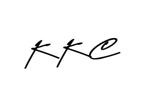 How to make K K C signature? Asem Kandis PERSONAL USE is a professional autograph style. Create handwritten signature for K K C name. K K C signature style 9 images and pictures png