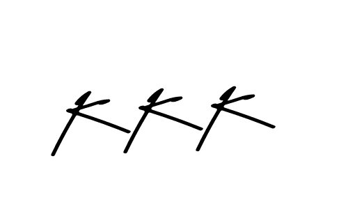 Design your own signature with our free online signature maker. With this signature software, you can create a handwritten (Asem Kandis PERSONAL USE) signature for name K K K. K K K signature style 9 images and pictures png