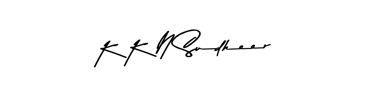 Similarly Asem Kandis PERSONAL USE is the best handwritten signature design. Signature creator online .You can use it as an online autograph creator for name K K N Sudheer. K K N Sudheer signature style 9 images and pictures png