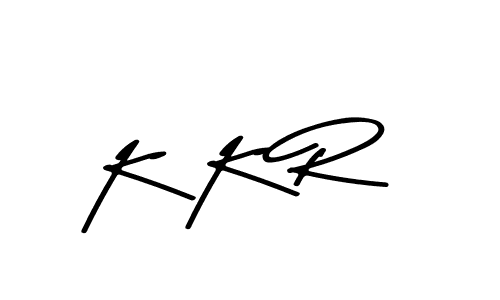 Design your own signature with our free online signature maker. With this signature software, you can create a handwritten (Asem Kandis PERSONAL USE) signature for name K K R. K K R signature style 9 images and pictures png