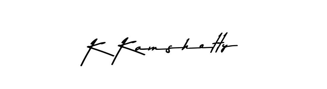 How to Draw K Kamshetty signature style? Asem Kandis PERSONAL USE is a latest design signature styles for name K Kamshetty. K Kamshetty signature style 9 images and pictures png