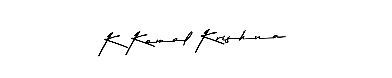 How to Draw K Komal Krishna signature style? Asem Kandis PERSONAL USE is a latest design signature styles for name K Komal Krishna. K Komal Krishna signature style 9 images and pictures png