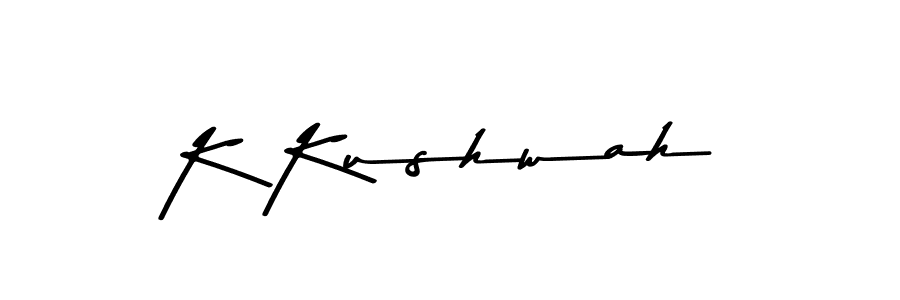 Asem Kandis PERSONAL USE is a professional signature style that is perfect for those who want to add a touch of class to their signature. It is also a great choice for those who want to make their signature more unique. Get K Kushwah name to fancy signature for free. K Kushwah signature style 9 images and pictures png