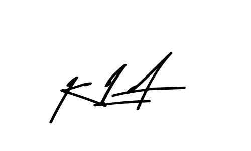 How to make K L A signature? Asem Kandis PERSONAL USE is a professional autograph style. Create handwritten signature for K L A name. K L A signature style 9 images and pictures png