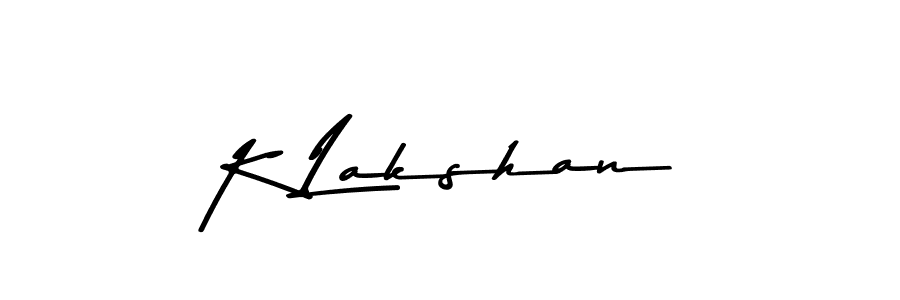 Also we have K Lakshan name is the best signature style. Create professional handwritten signature collection using Asem Kandis PERSONAL USE autograph style. K Lakshan signature style 9 images and pictures png